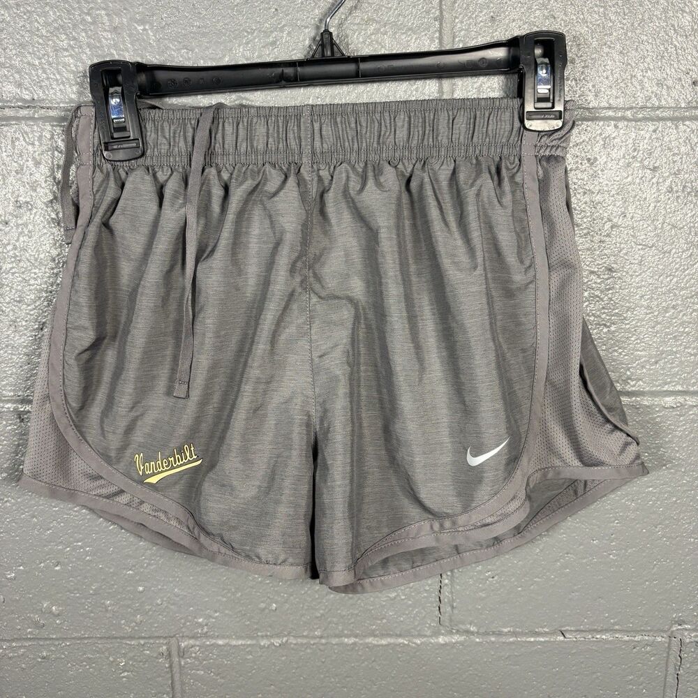 Nike Dri-FIT Vanderbilt Commodores Women's S Running Shorts Gray NCAA